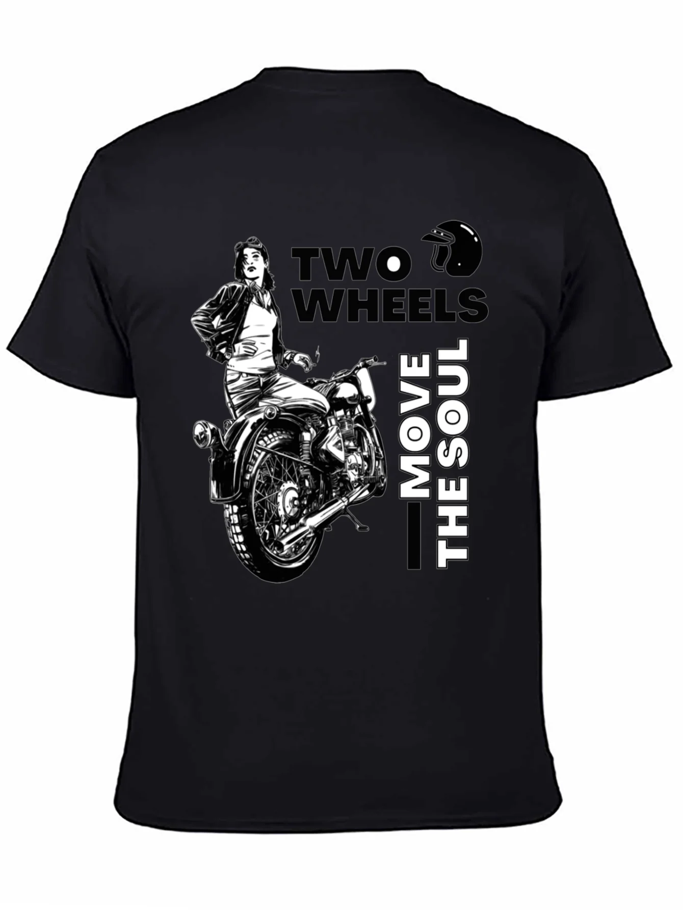 Two Wheels Move The Soul Biker T-Shirt