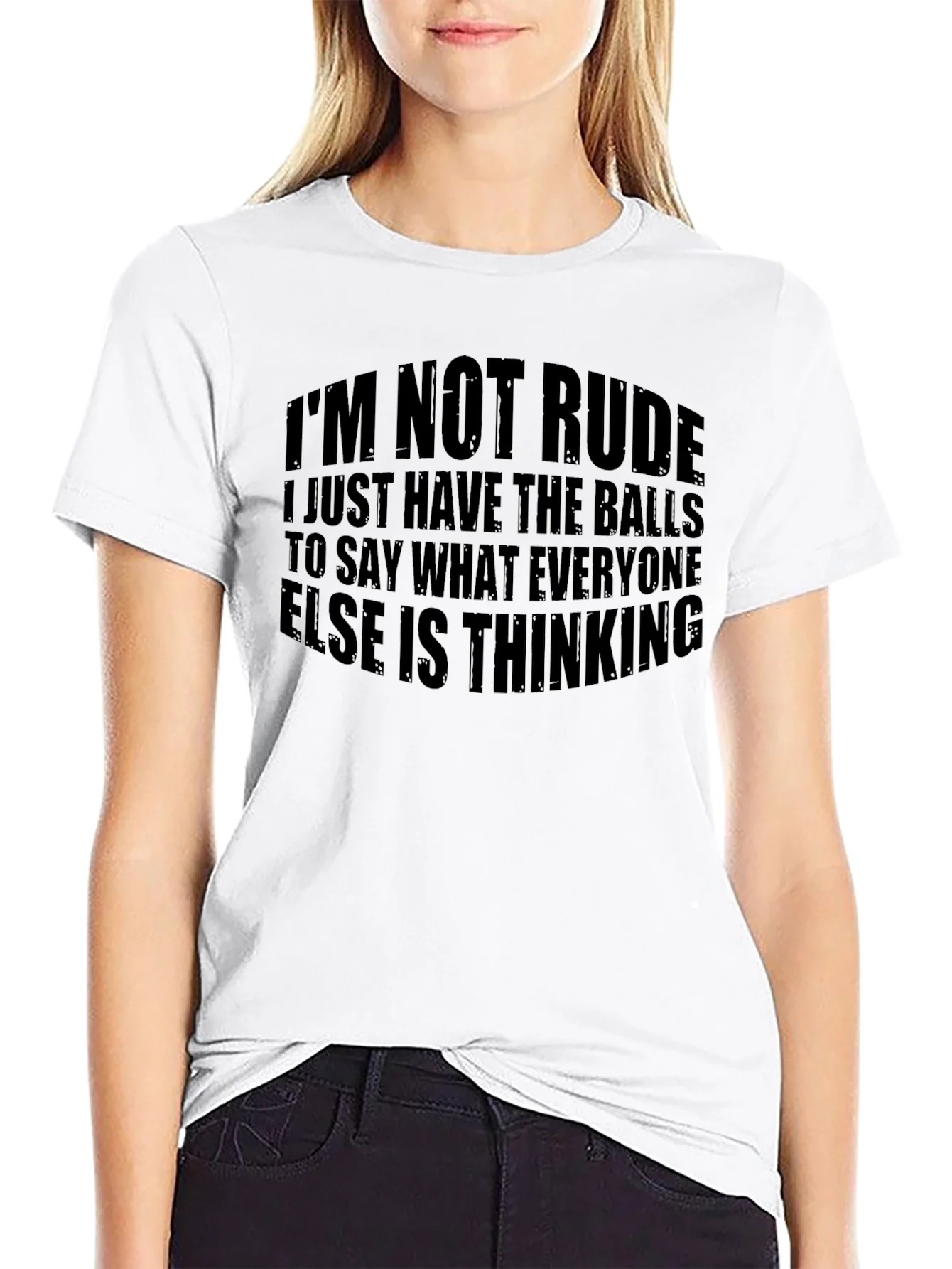 Bold Statement T-Shirt: Im Not Rude
