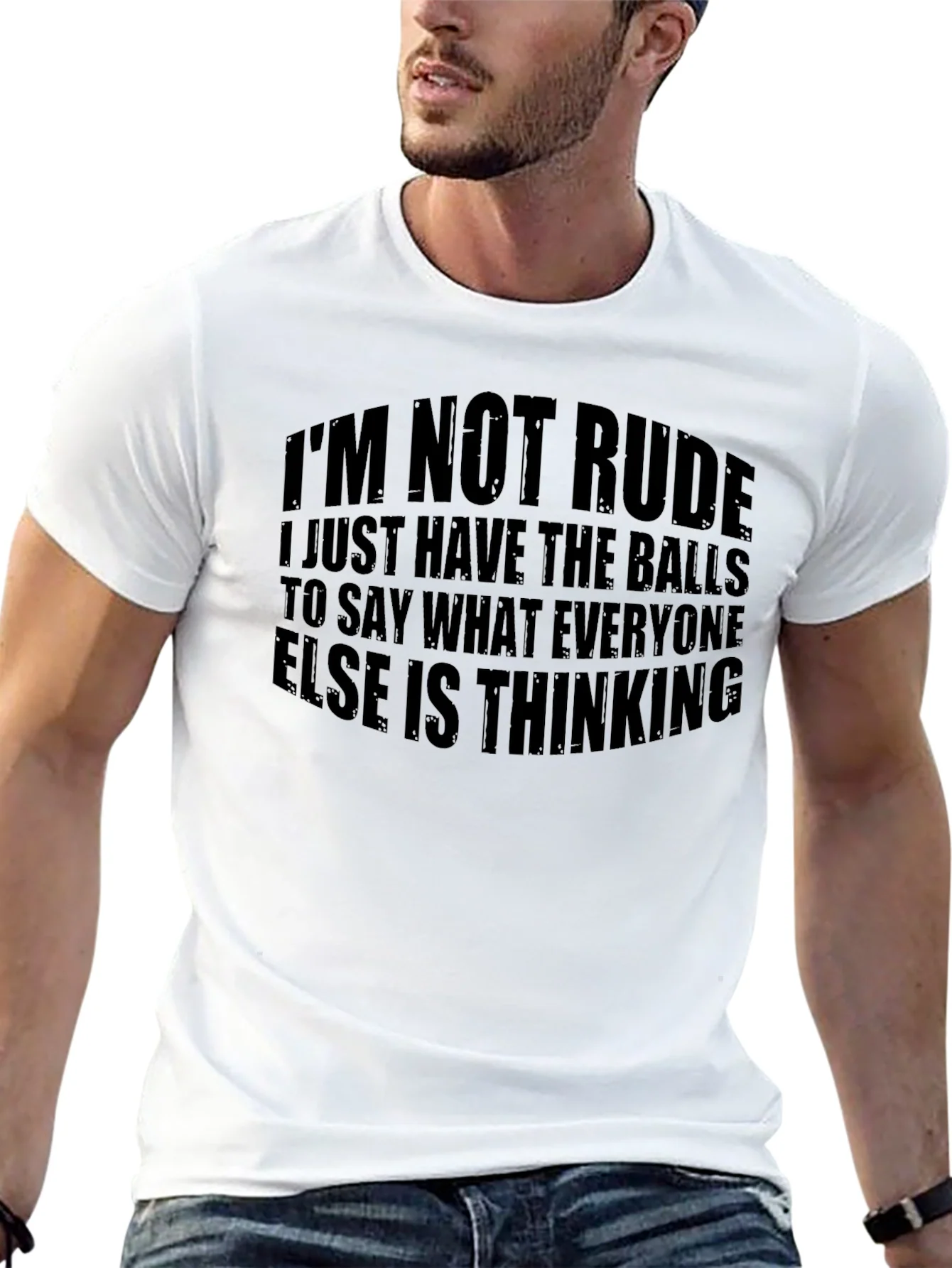 Bold Statement T-Shirt: Im Not Rude