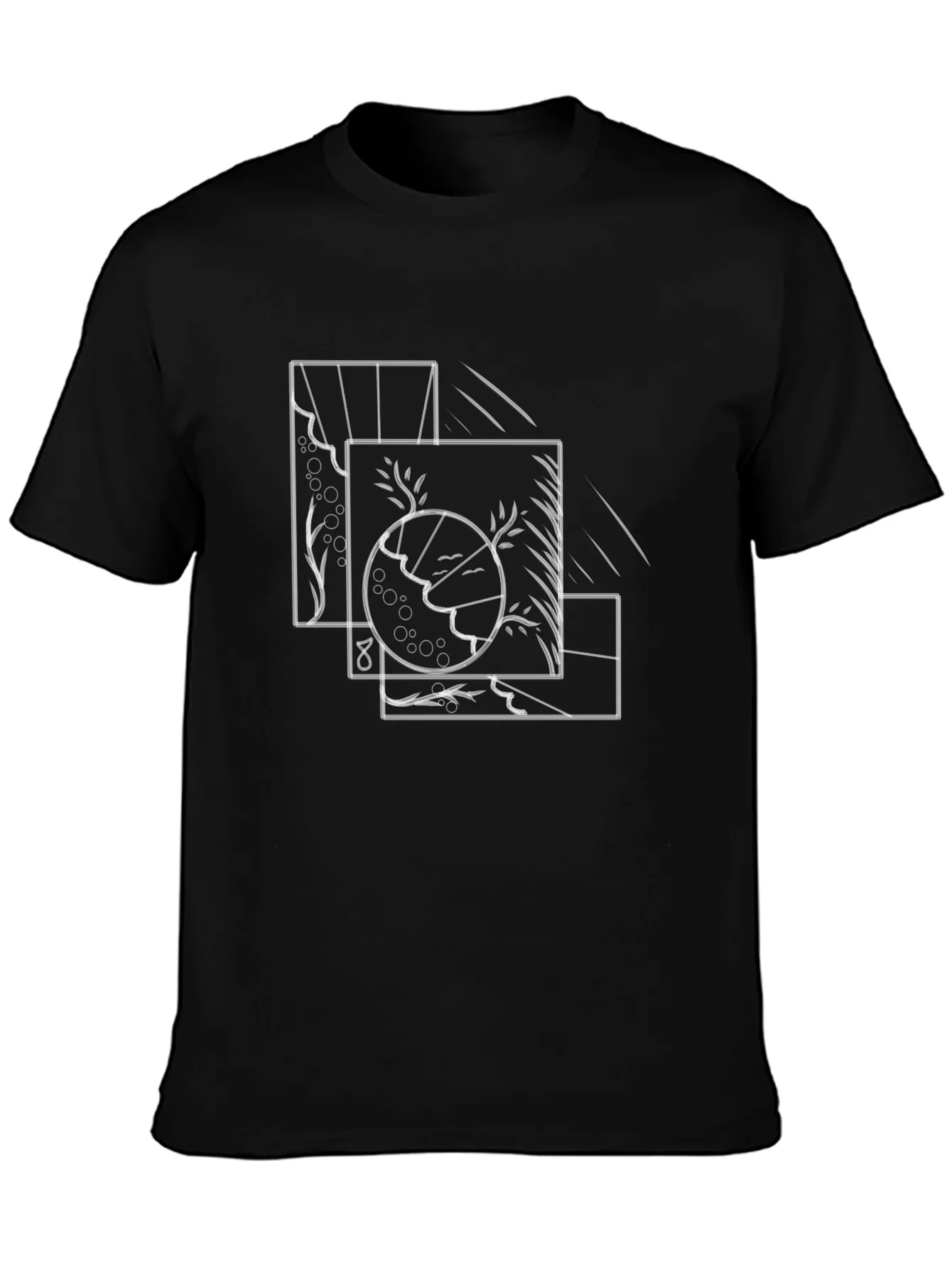 Abstract Geometric Nature T-Shirt