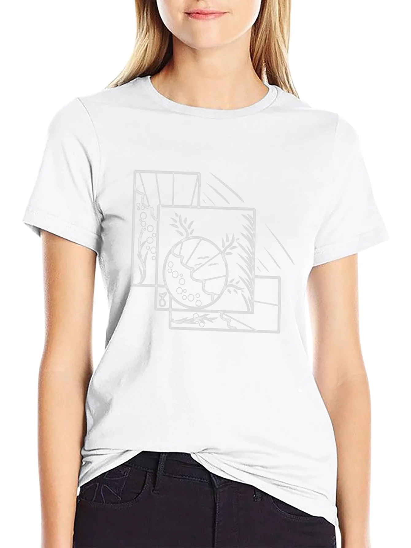 Abstract Geometric Nature T-Shirt