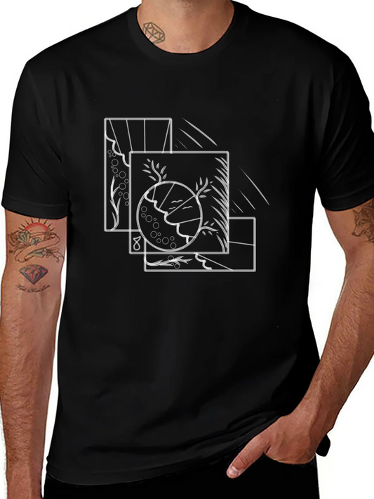 Abstract Geometric Nature T-Shirt