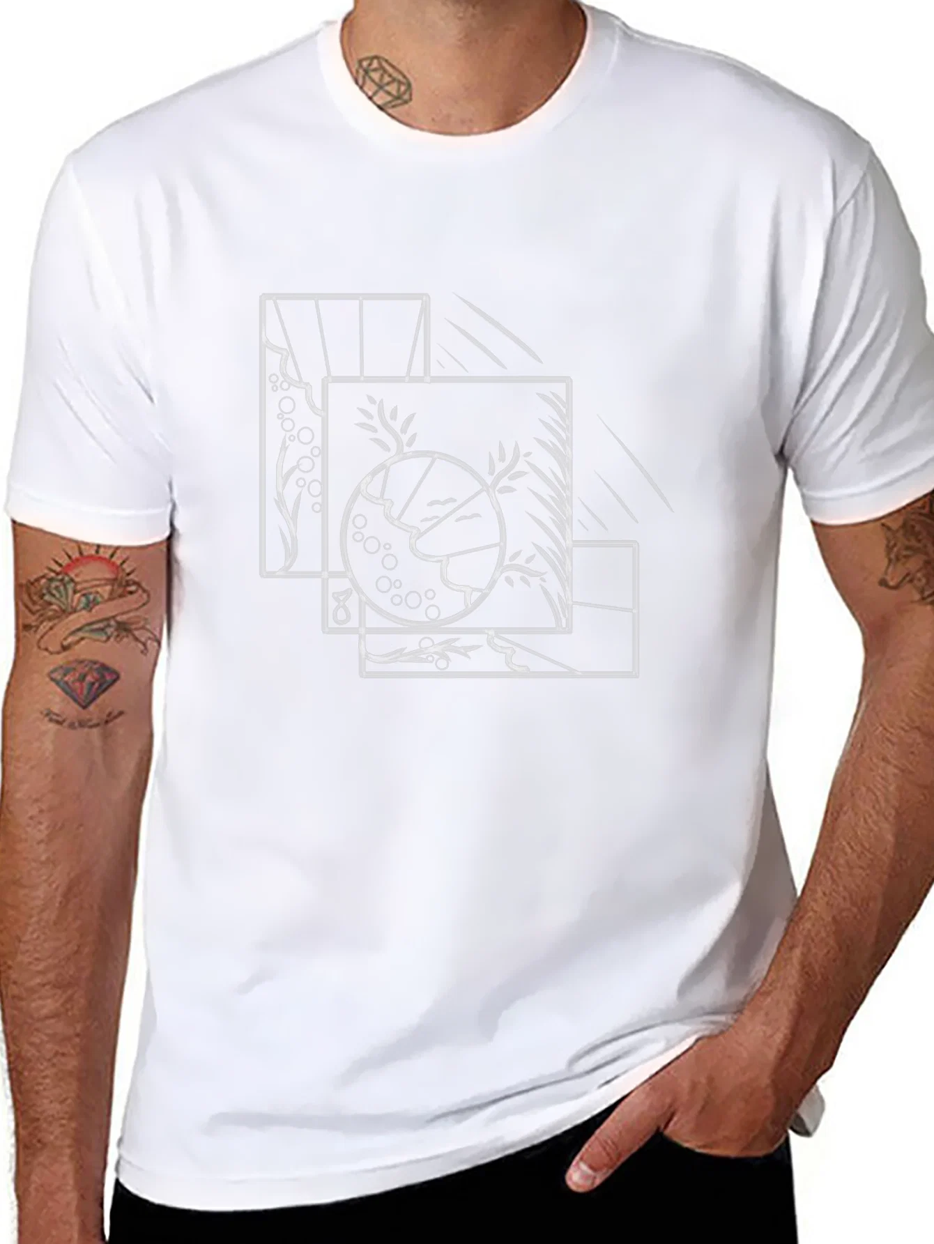 Abstract Geometric Nature T-Shirt