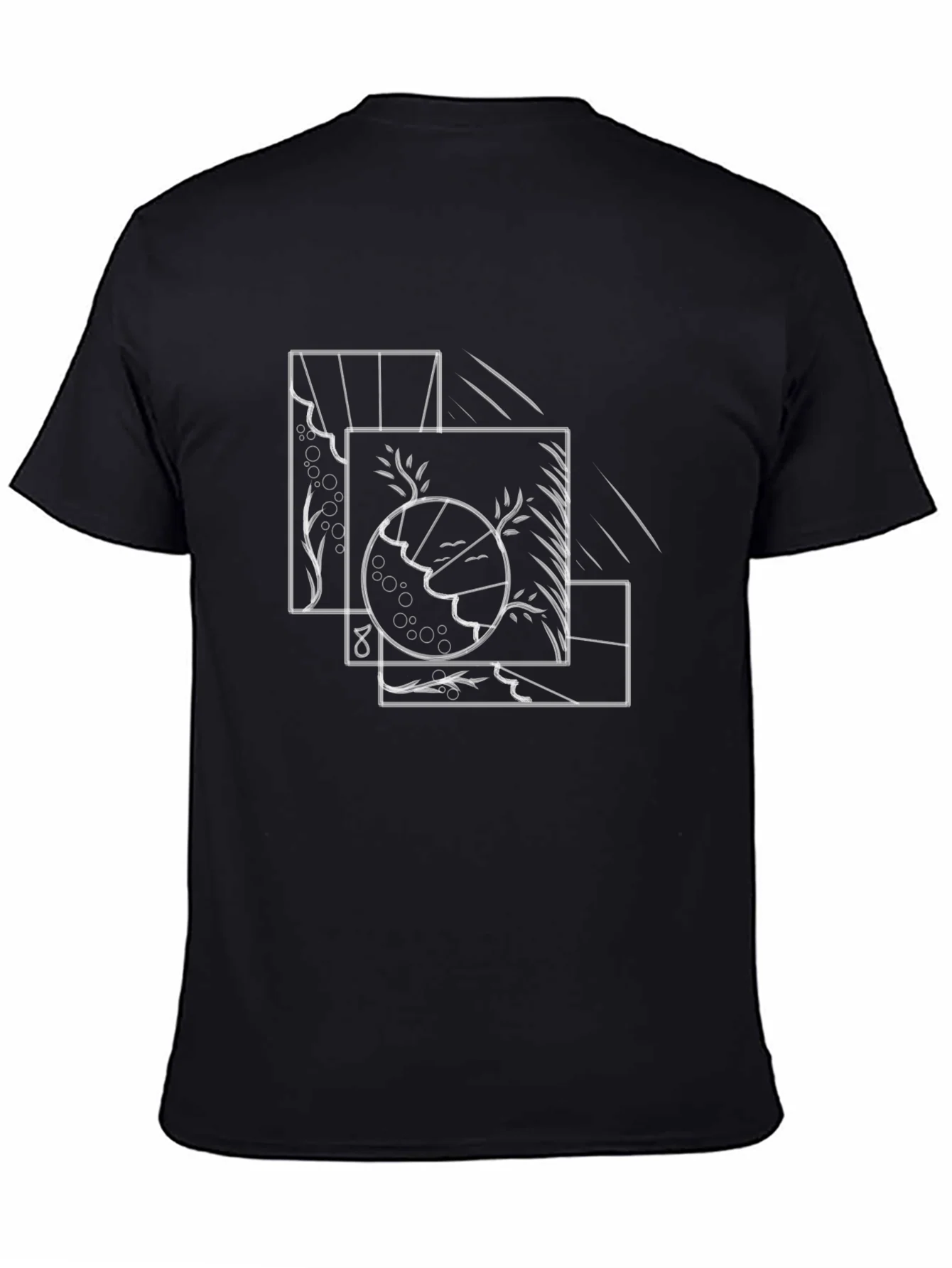 Abstract Geometric Nature T-Shirt