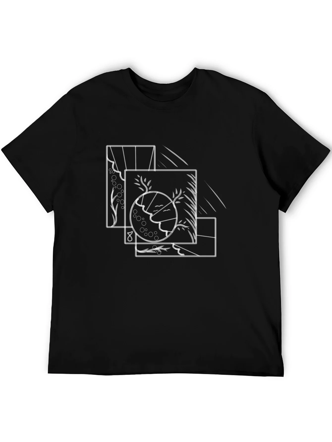 Abstract Geometric Nature T-Shirt