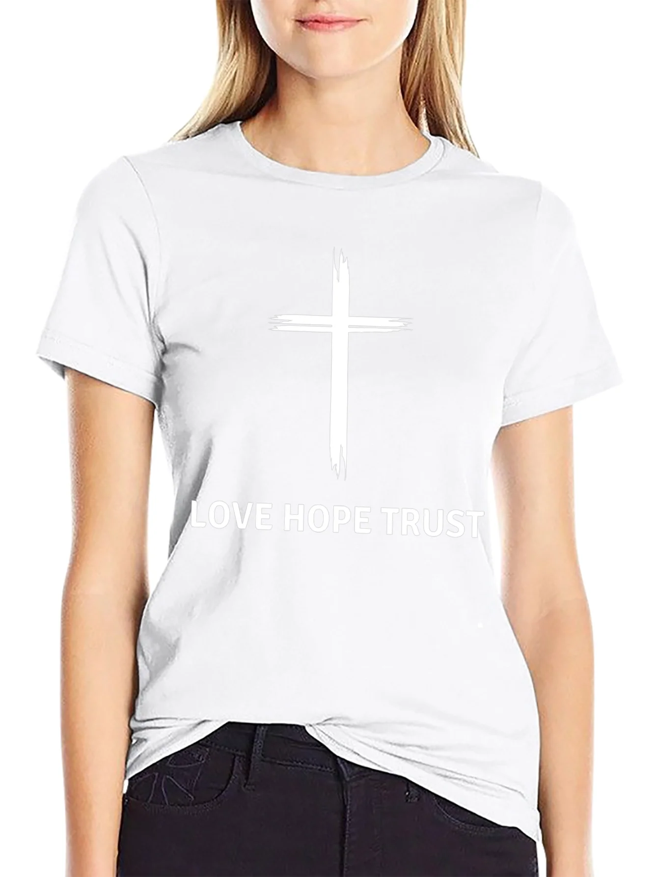 Love Hope Trust Christian Graphic Tee