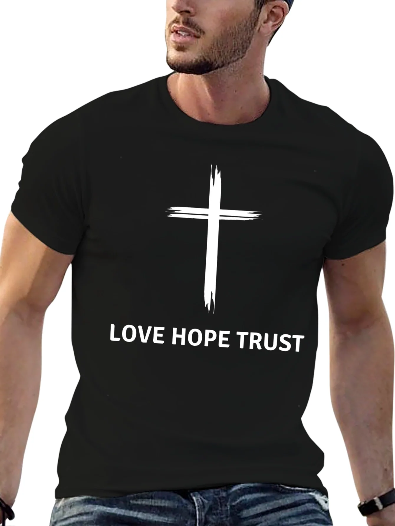 Love Hope Trust Christian Graphic Tee