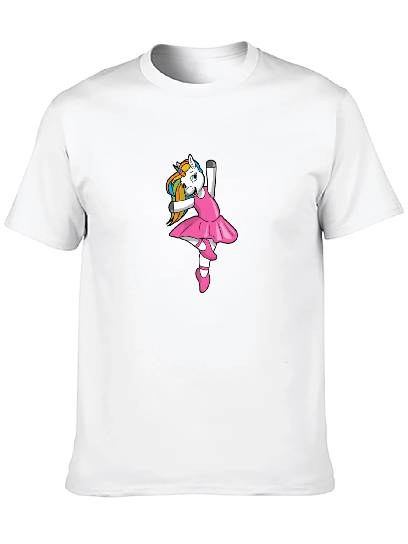 Unicorn Ballerina Black T-Shirt