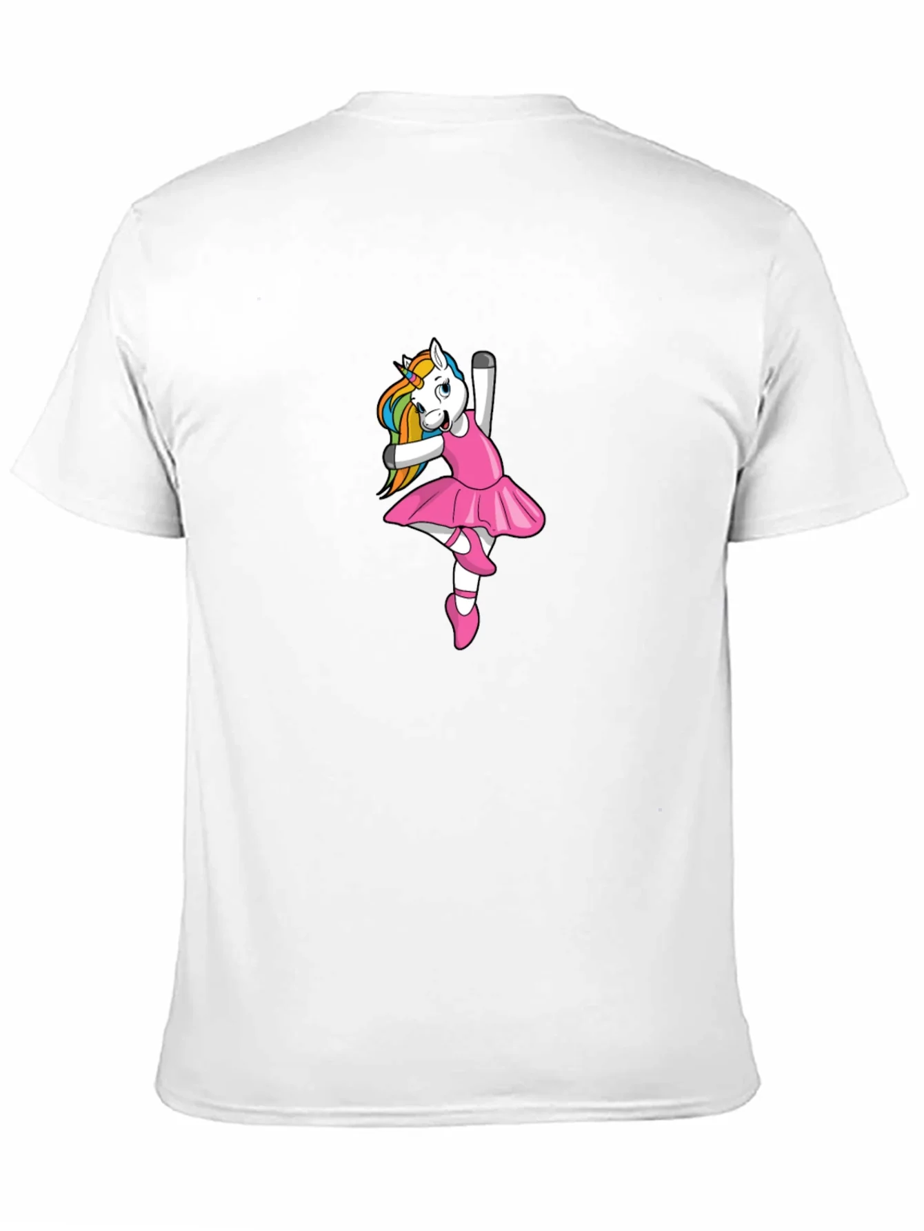 Unicorn Ballerina Black T-Shirt