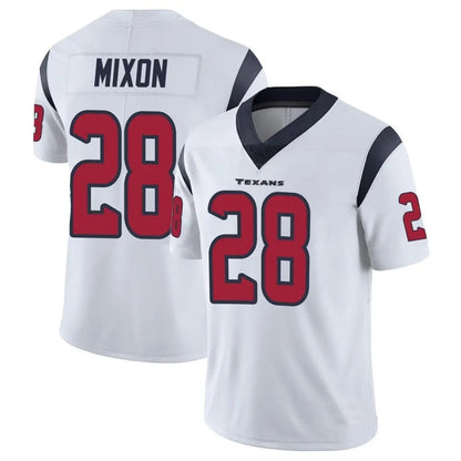 H.Texans #28 Joe Mixon Player White Vapor Limited Football Jerseys