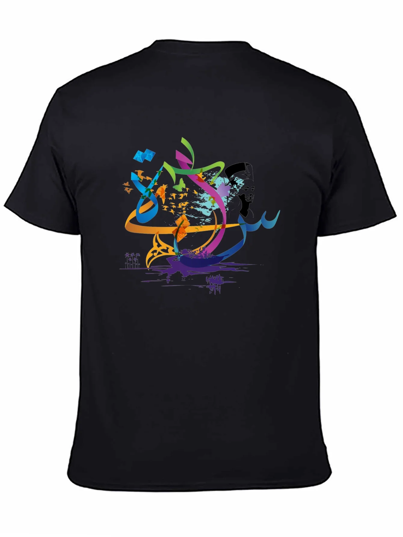 Abstract Arabic Calligraphy Art Mens T-Shirt