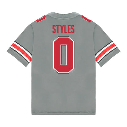 Sonny Styles Ohio State Buckeyes Jersey – Grey