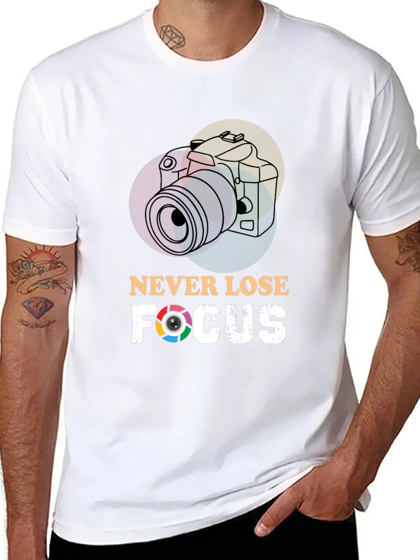 Never Lose Focus T-Shirt - Photographer Gift