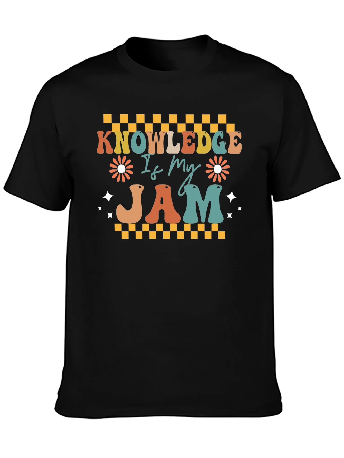 Knowledge Is My Jam Retro T-Shirt