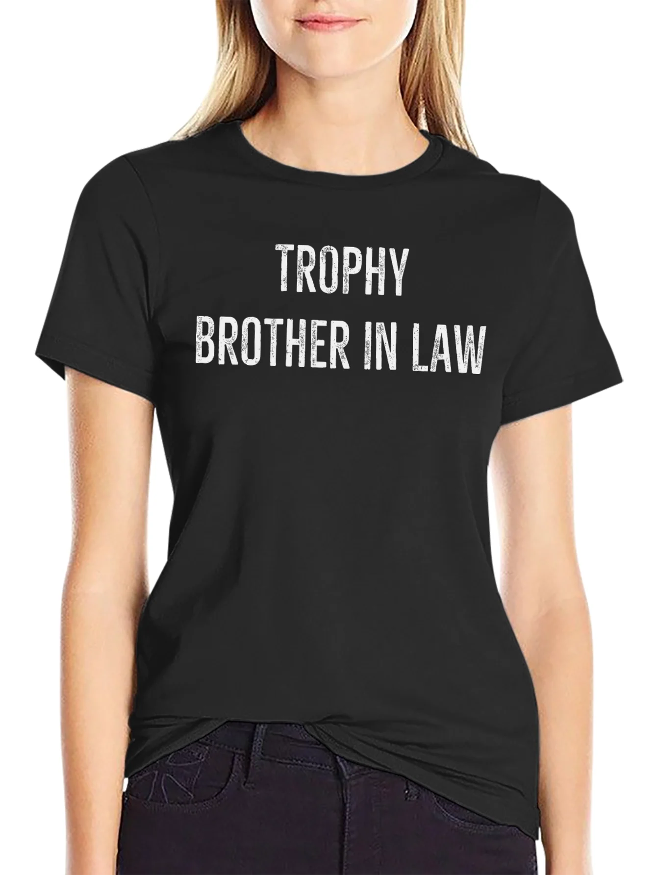 Trophy Brother In Law Graphic Tee - Black