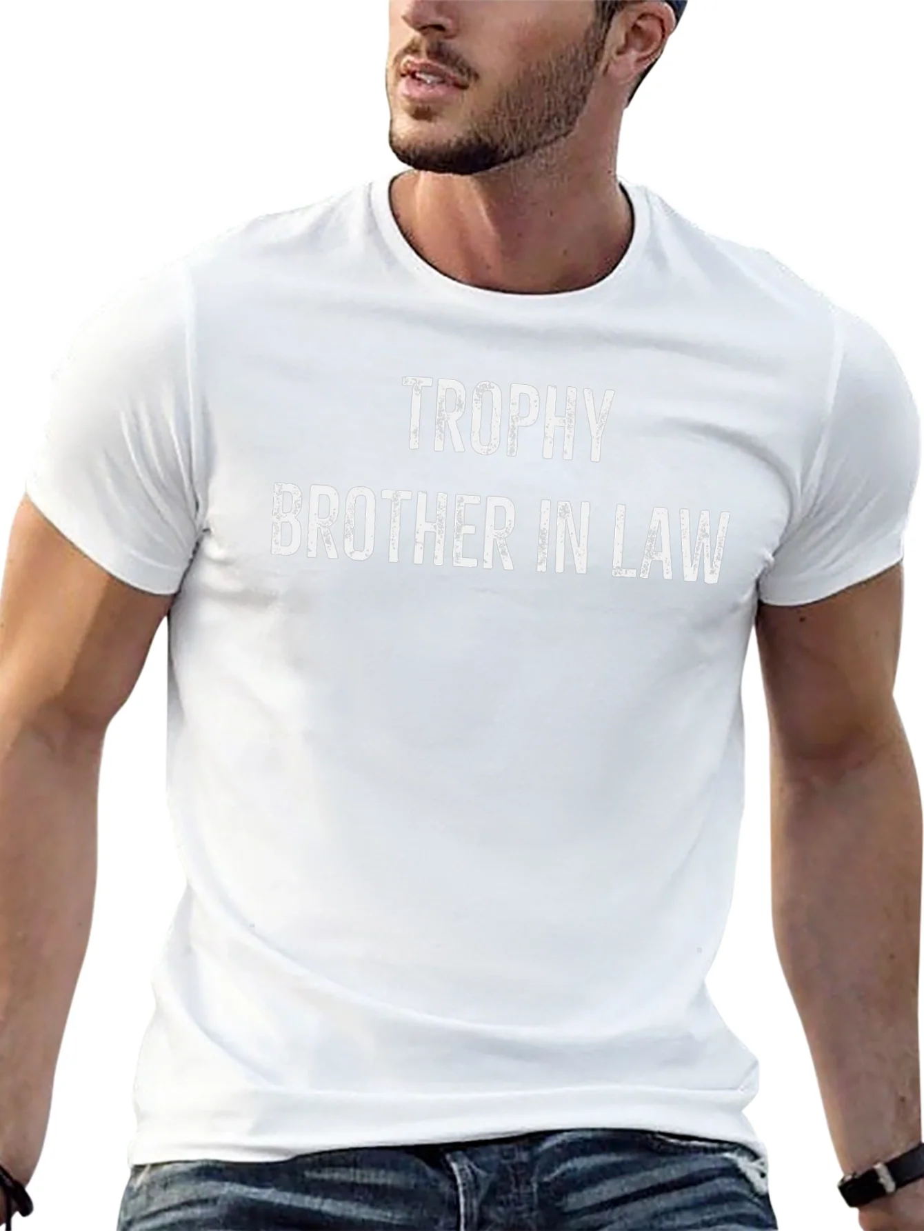 Trophy Brother In Law Graphic Tee - Black