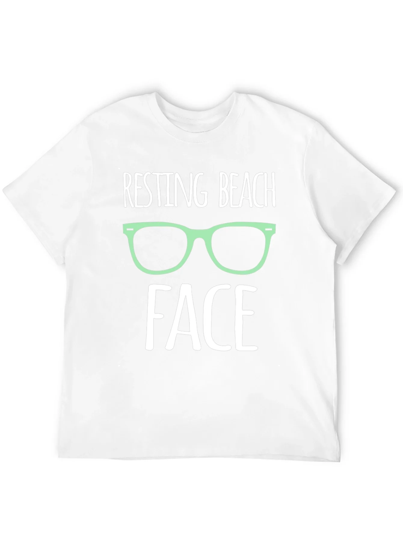 Resting Beach Face Graphic T-Shirt