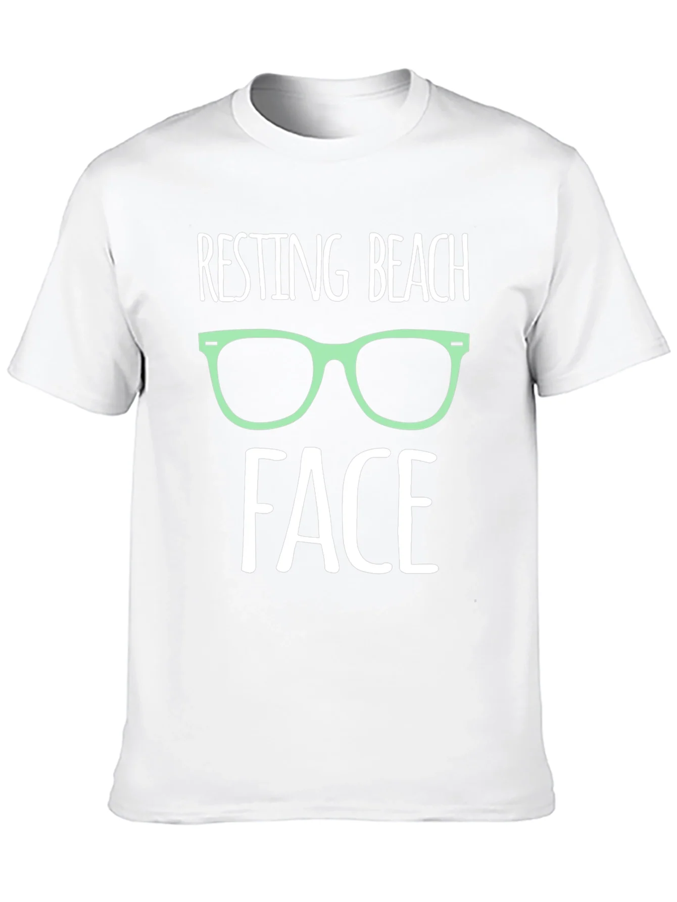 Resting Beach Face Graphic T-Shirt