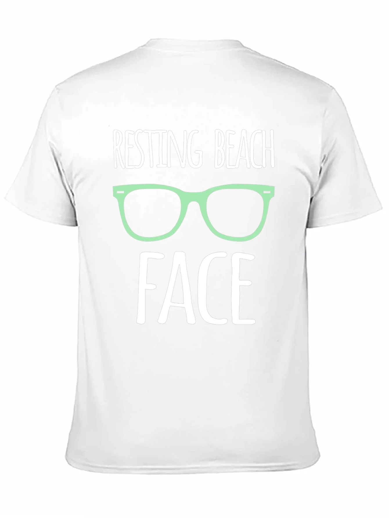 Resting Beach Face Graphic T-Shirt