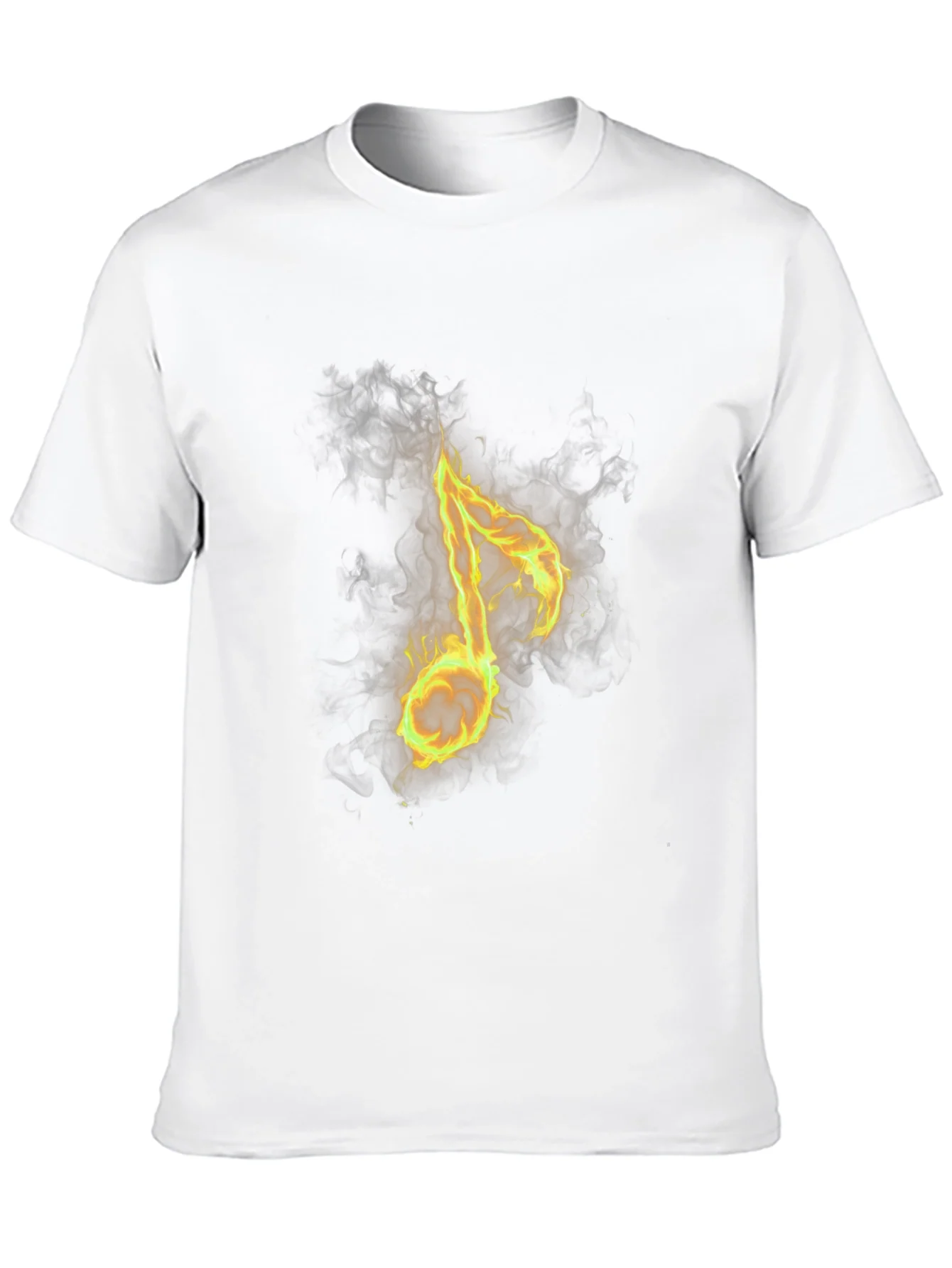 Fiery Note Black T-Shirt