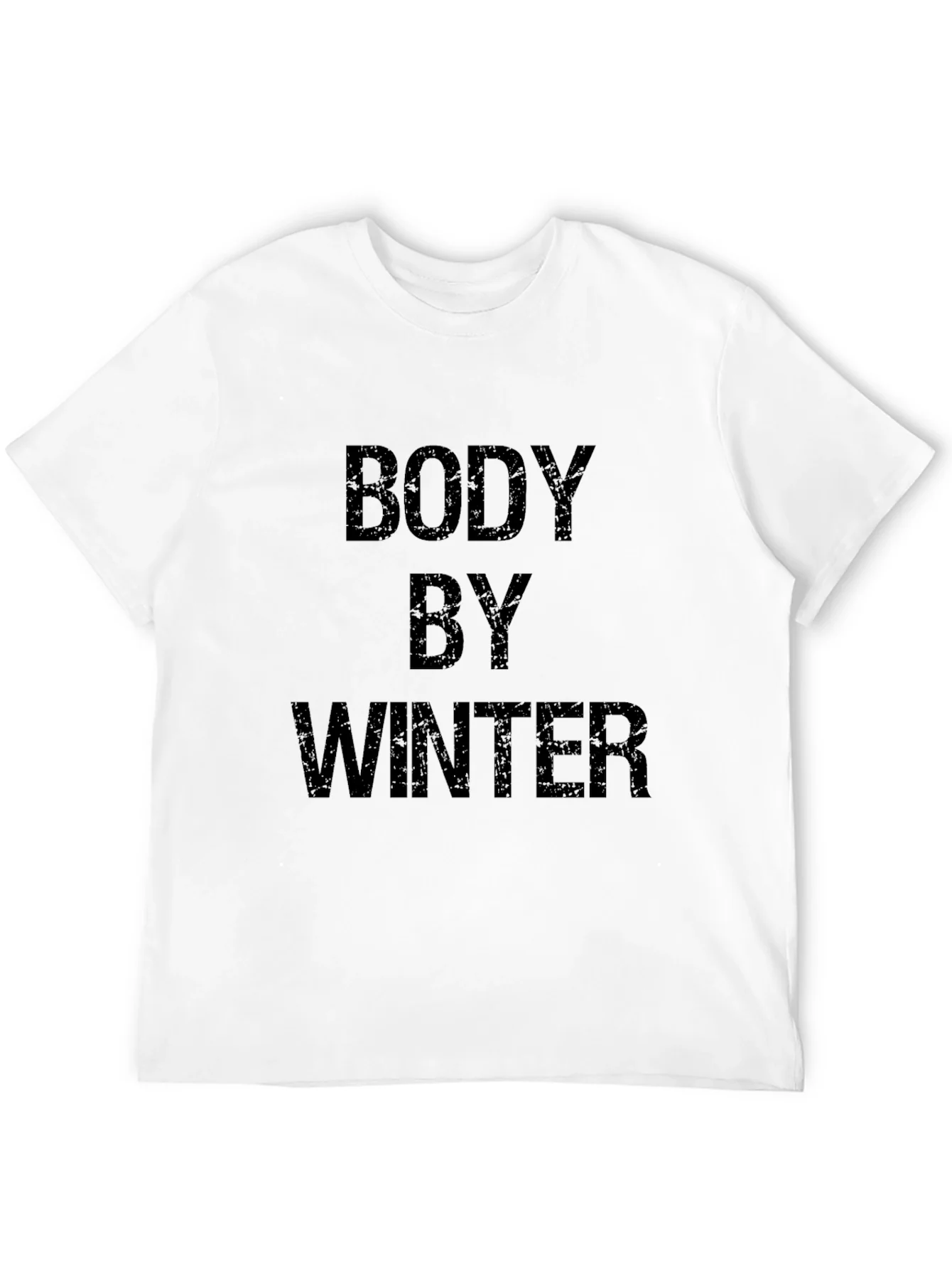 Body By Winter Black Graphic T-Shirt