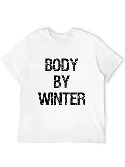 Body By Winter Black Graphic T-Shirt