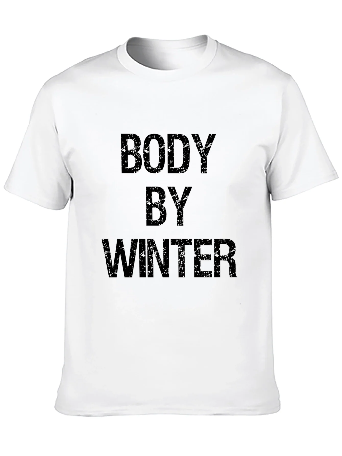 Body By Winter Black Graphic T-Shirt