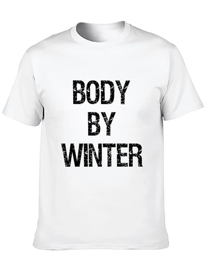 Body By Winter Black Graphic T-Shirt