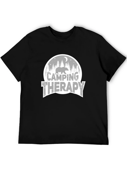 Camping Therapy Graphic T-Shirt