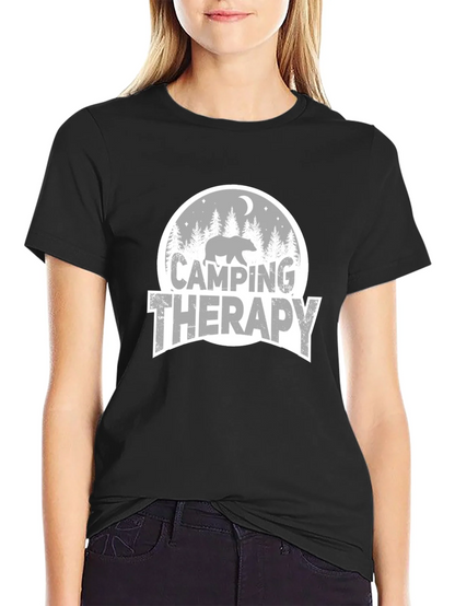 Camping Therapy Graphic T-Shirt