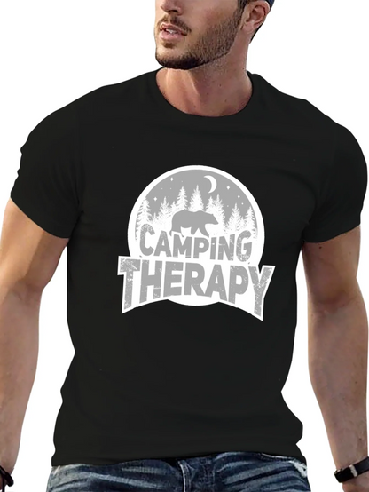 Camping Therapy Graphic T-Shirt