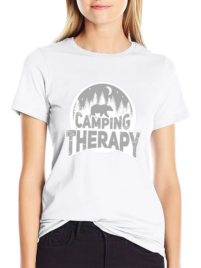 Camping Therapy Graphic T-Shirt
