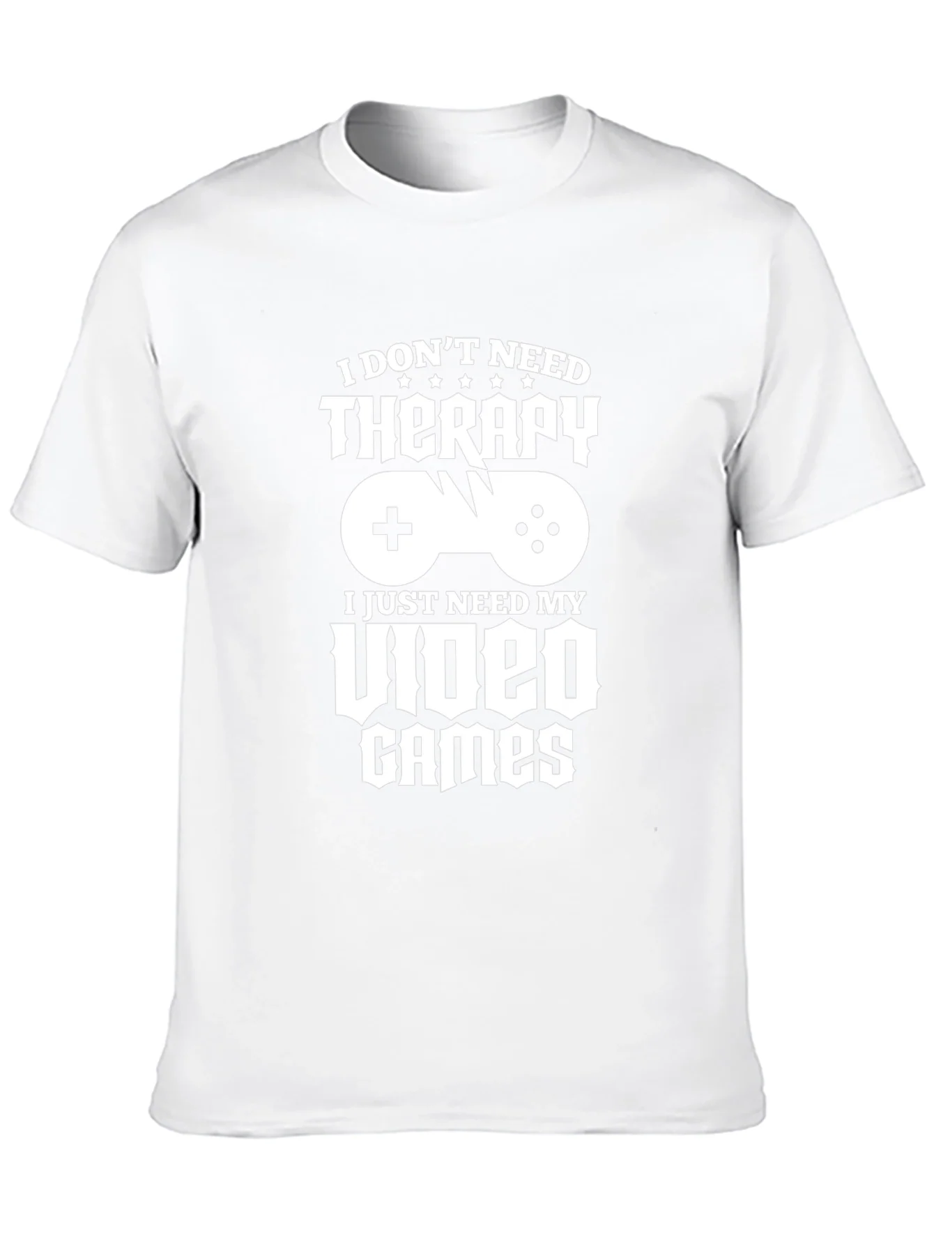 Funny Gamer T-Shirt - Video Games Therapy Tee