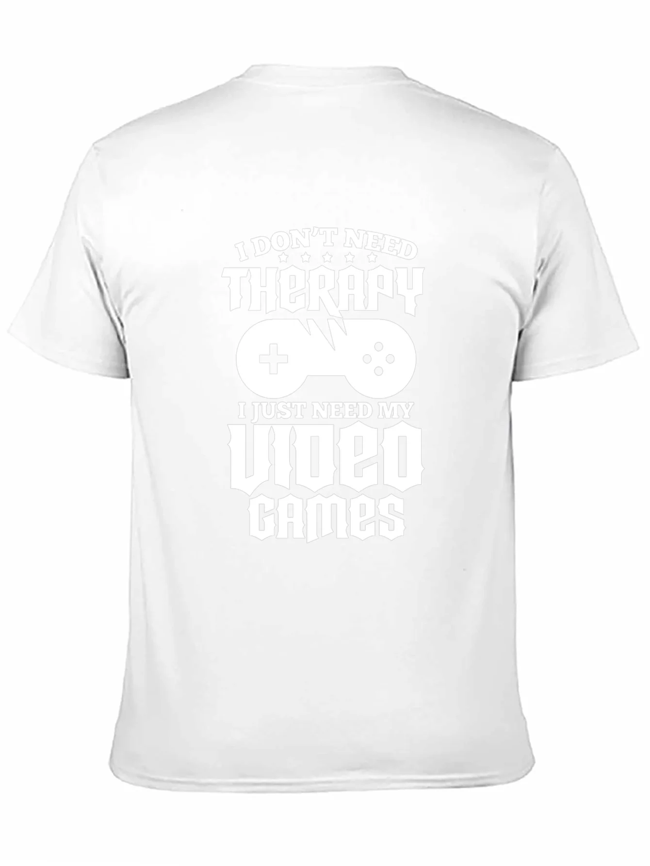 Funny Gamer T-Shirt - Video Games Therapy Tee