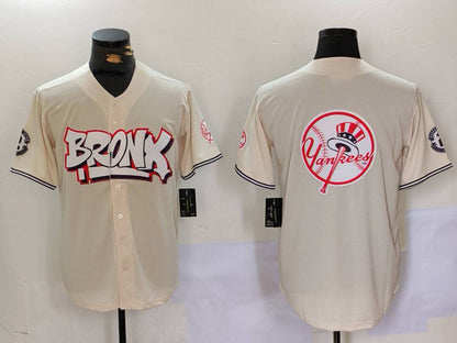NY.Yankees Blank Cream Vapor Limited Stitched Baseball Jerseys Player Game Jersey