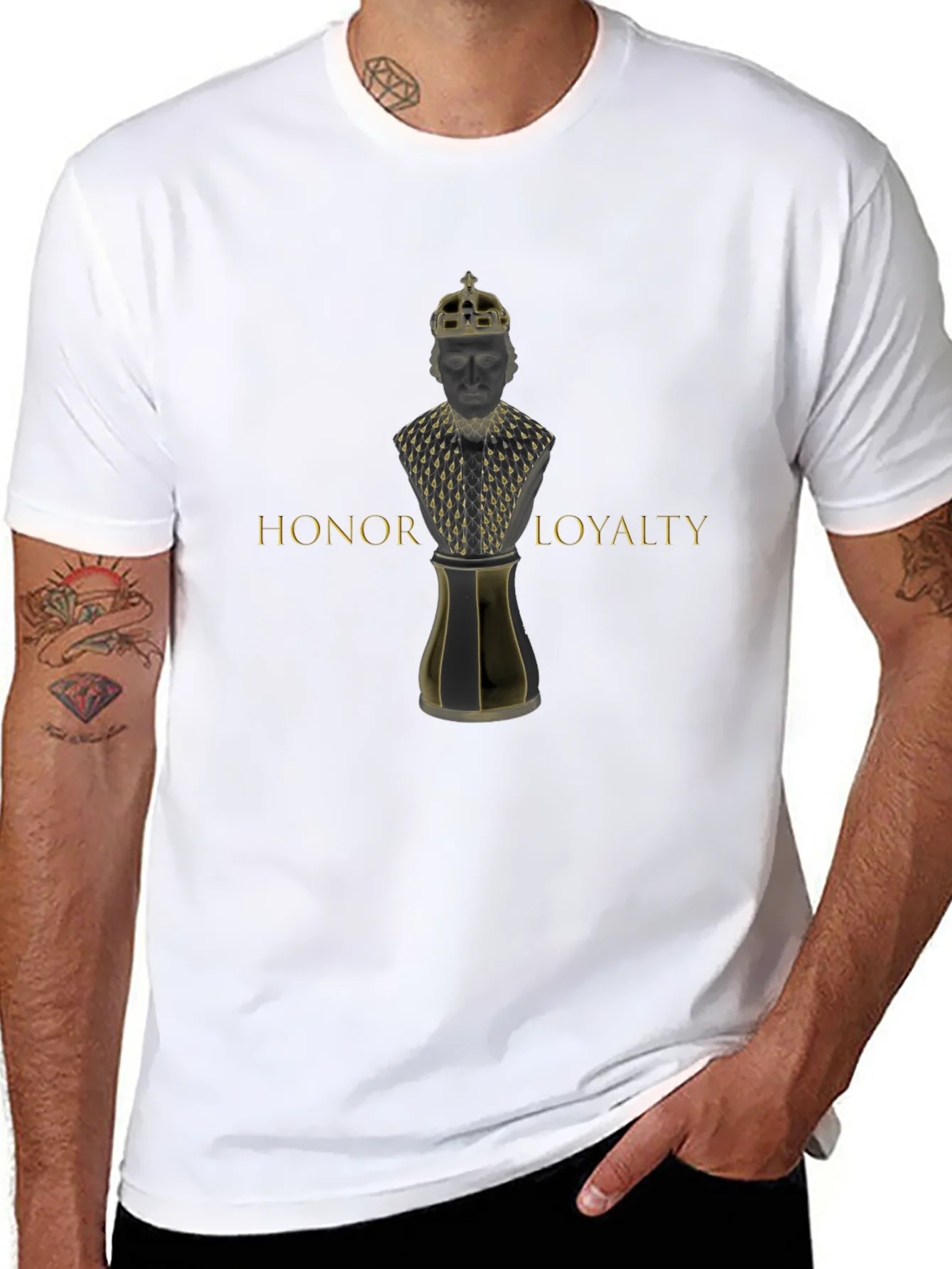 Honor Loyalty King Graphic T-Shirt
