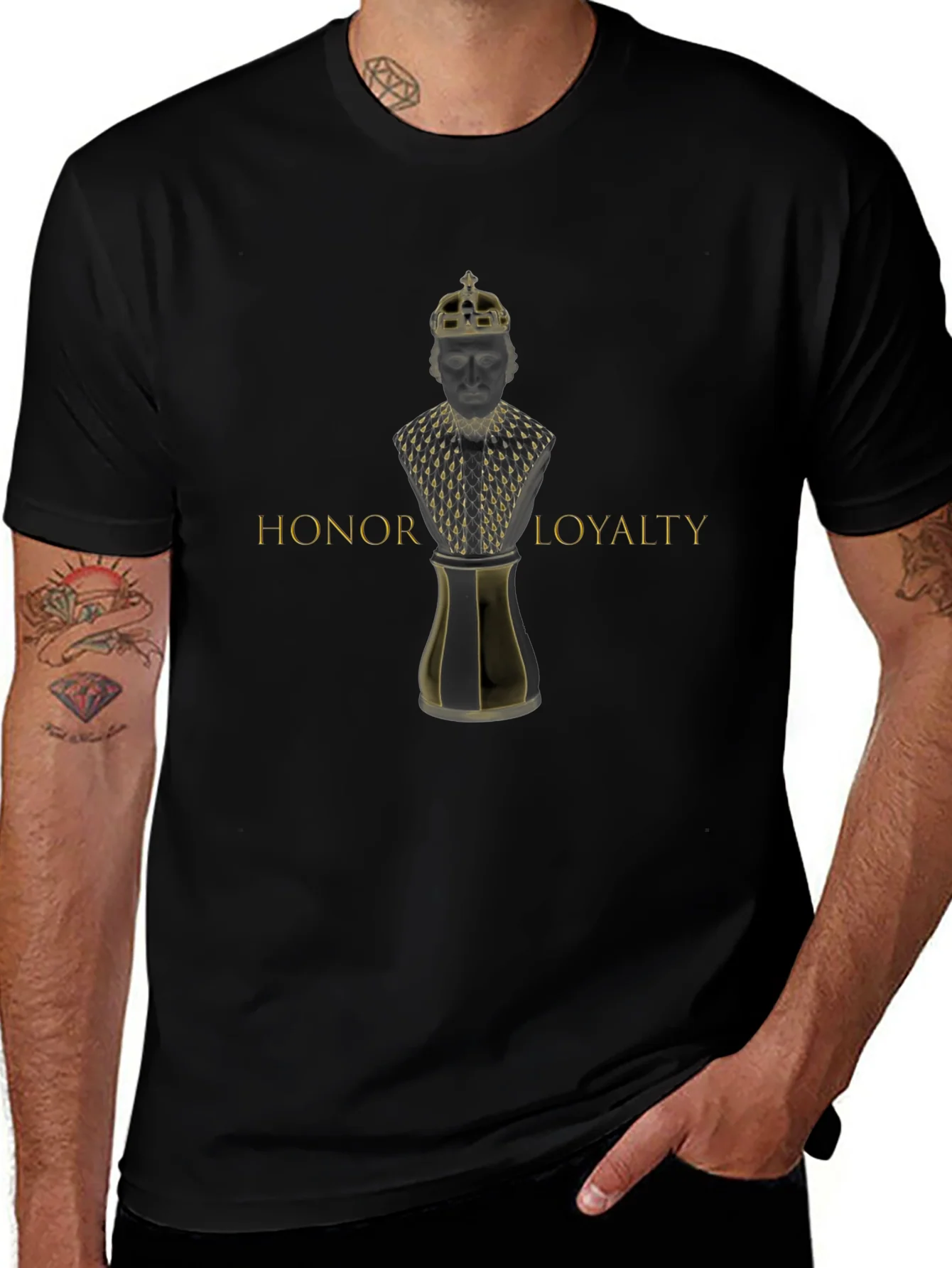 Honor Loyalty King Graphic T-Shirt