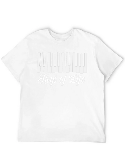 Keys of Life Graphic Tee - Musicians Black T-Shirt