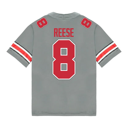 Arvell Reese Ohio State Buckeyes Jersey – Grey