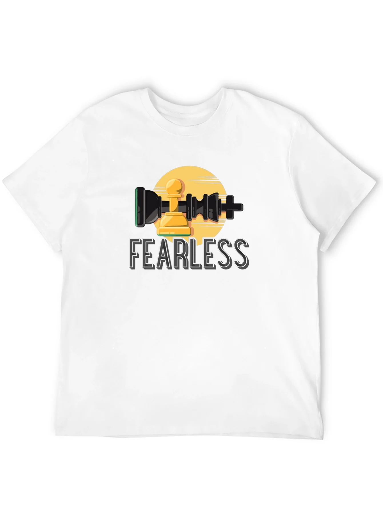 Fearless Chess Pawn Graphic T-Shirt