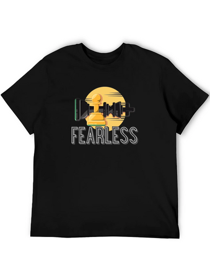 Fearless Chess Pawn Graphic T-Shirt