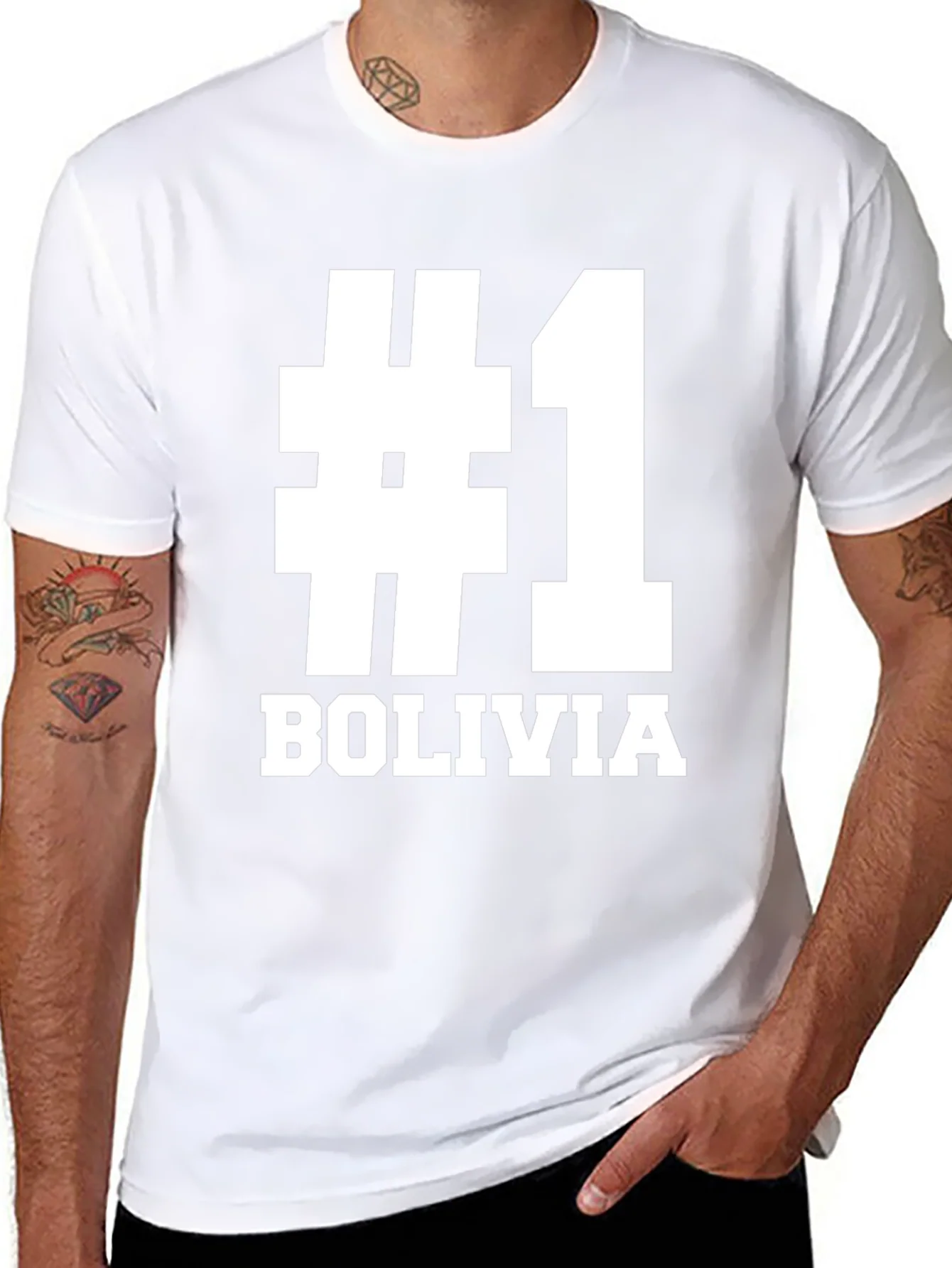 #1 Bolivia Black T-Shirt - Show Your Pride!