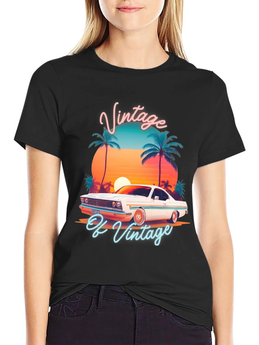 Vintage Car T-Shirt - Retro Style