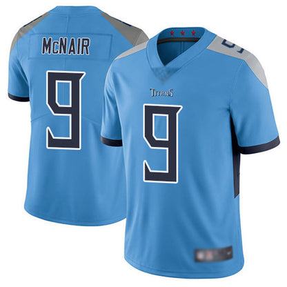 T.Titans #9 Steve McNair Player Light Blue Vapor Limited Football Jerseys