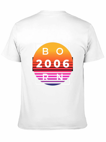 Born in 2006 Retro Sunset T-Shirt