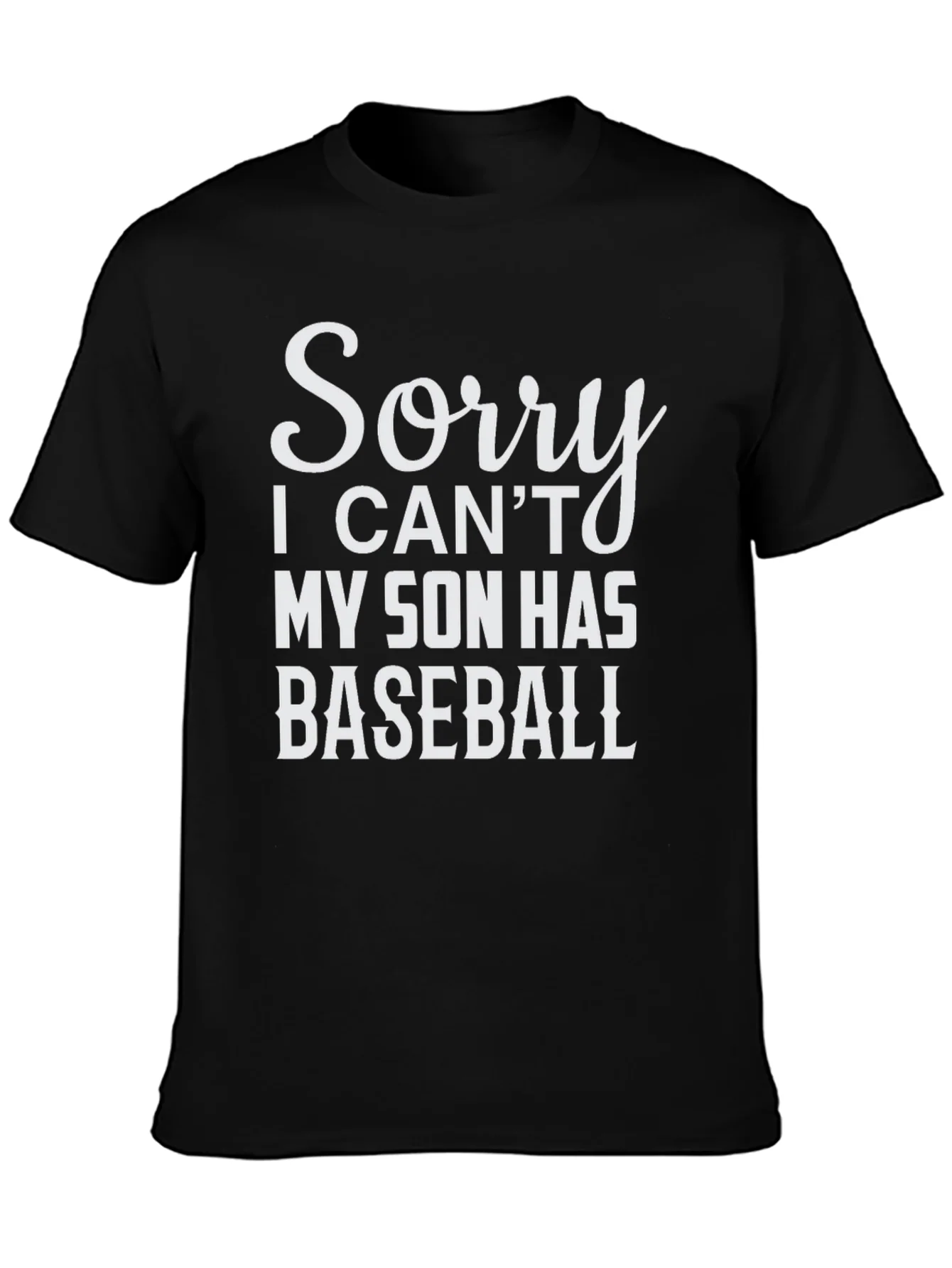 Funny Baseball Dad T-Shirt - Sons Baseball Game Tee