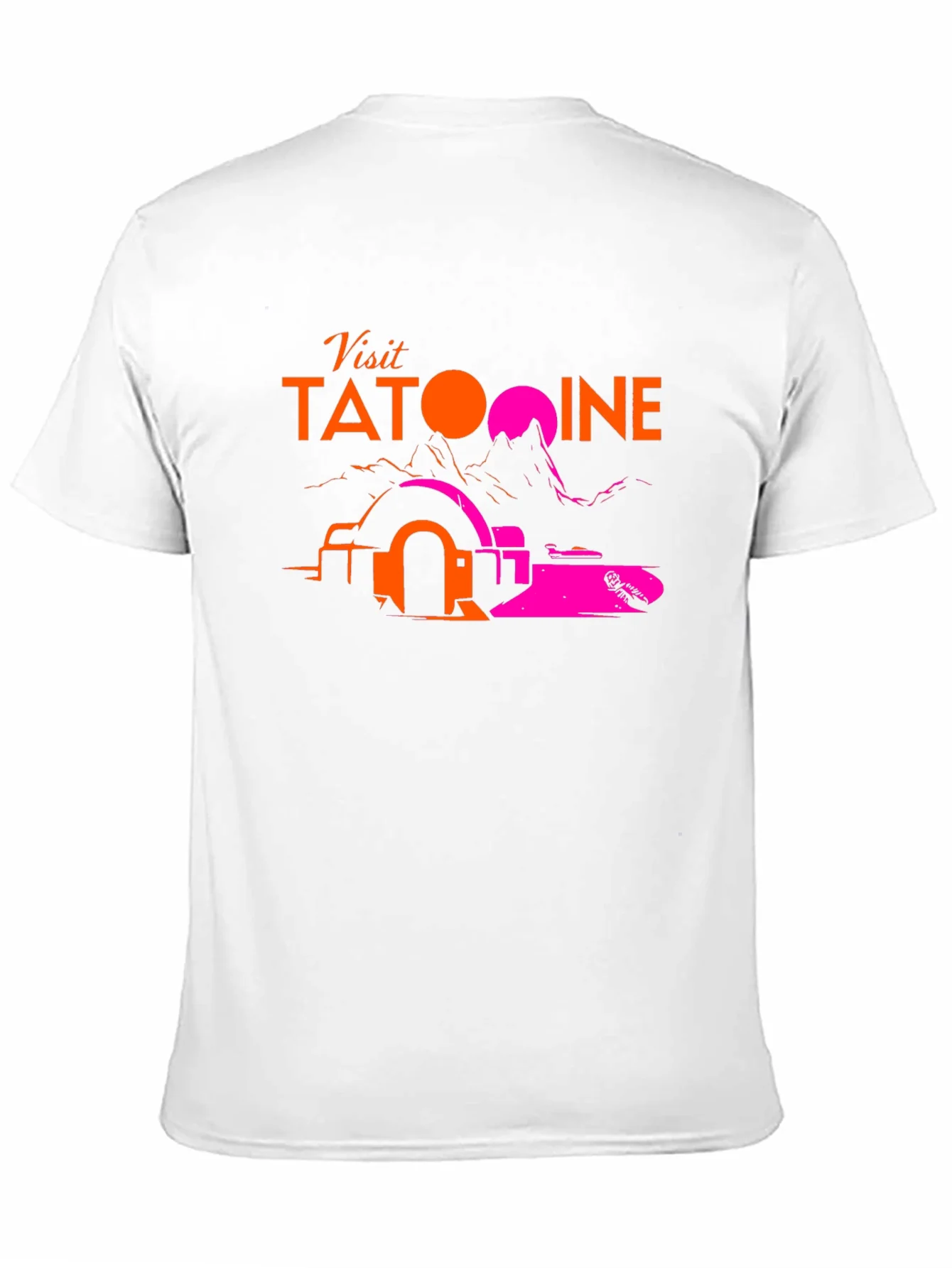 Visit Tatooine Black T-Shirt - Sci-Fi Graphic Tee