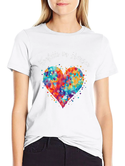 Confetti Heart Graphic T-Shirt - Unisex
