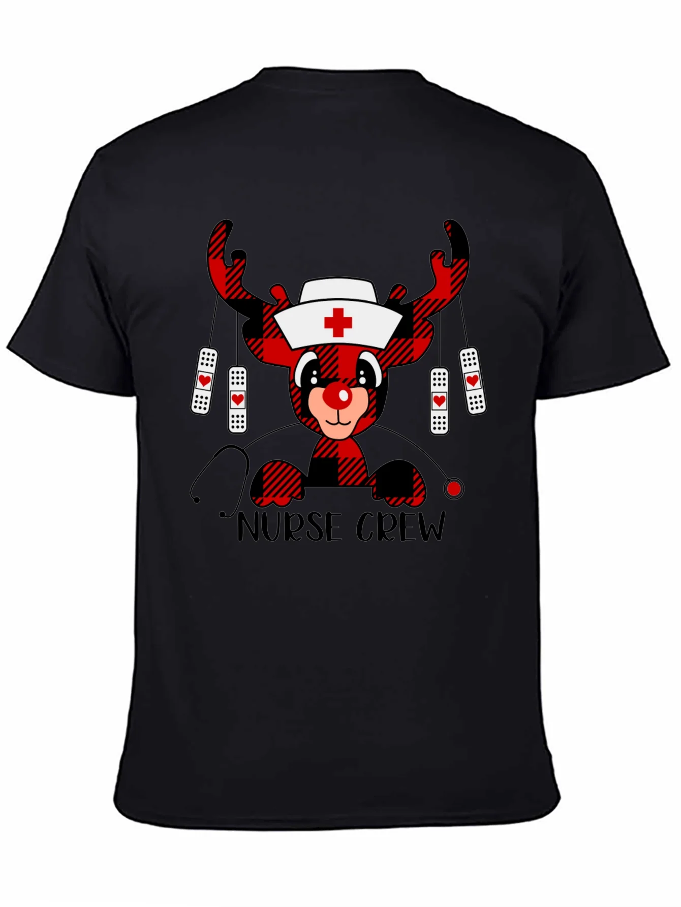 Nurse Crew Reindeer Christmas T-Shirt