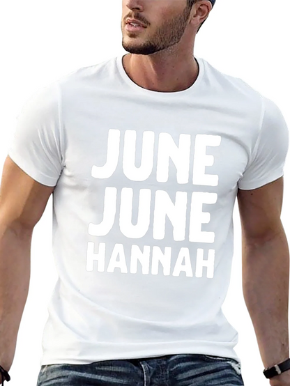 June June Hannah Black Tee